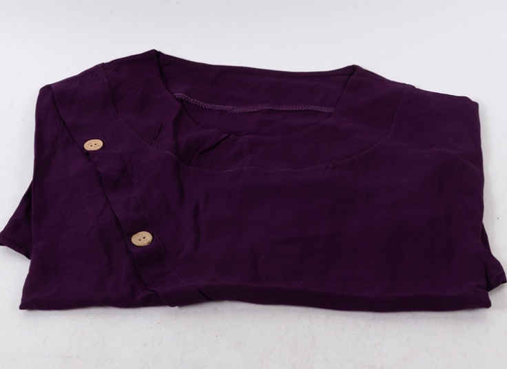 تونیک زنانه نخی قاپک دار