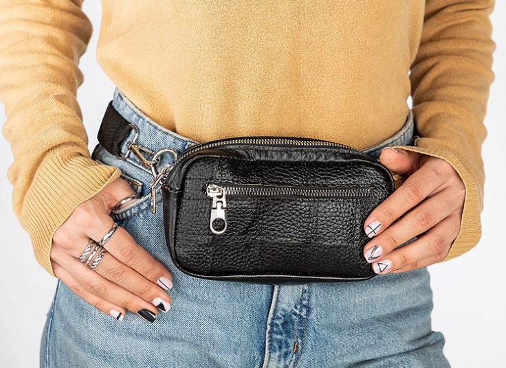 کیف کمری چرم طبیعی