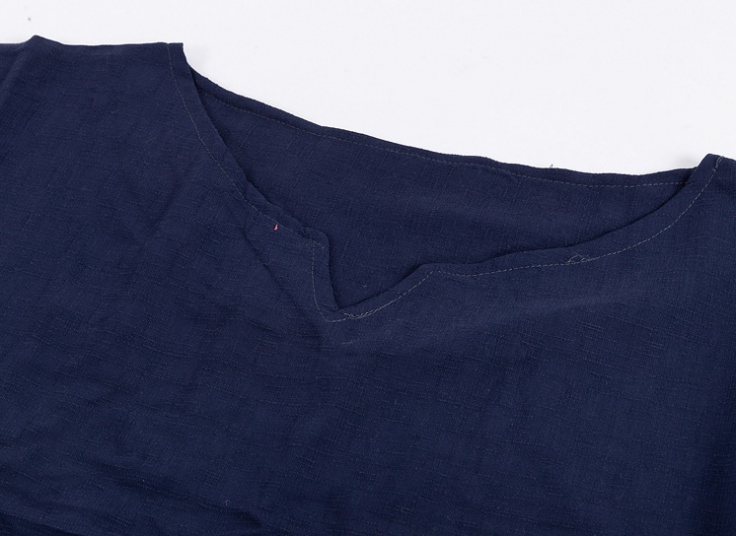 تونیک لینن یقه اشکی