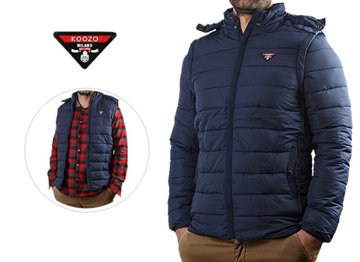 کاپشن کلاهدار  Koozo Milano