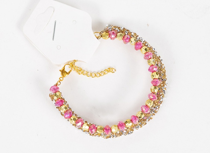 دستبند طرح کریستال