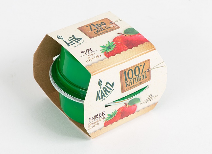 پک 2 عددی پوره میوه KARIZ