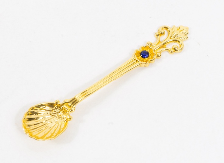 ست 6 عددی قاشق مربا خوری طلایی