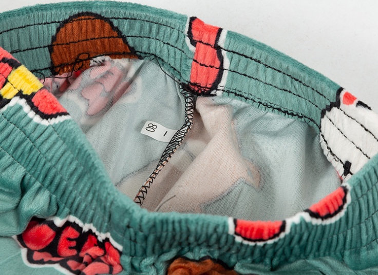 شلوار مخمل دخترانه