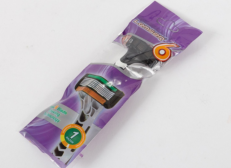 تيغ 6 لبه پفکی صابوندار Lemser