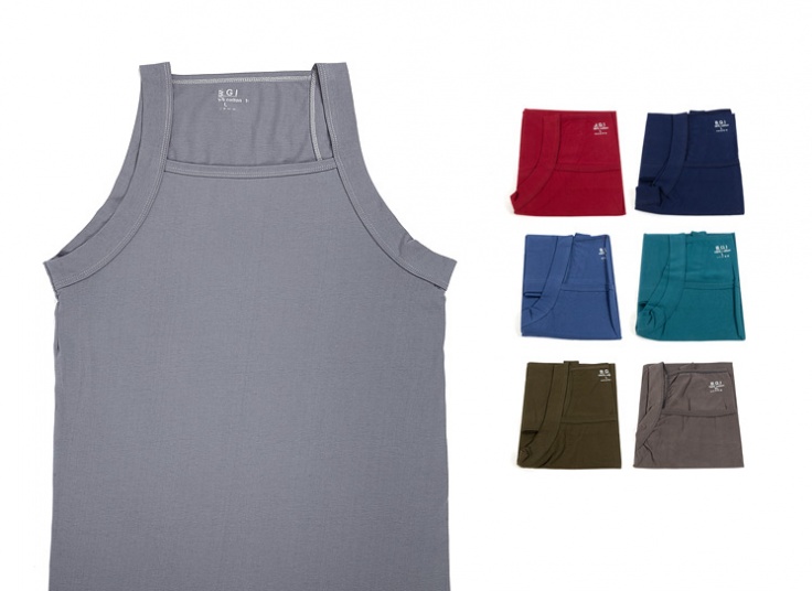 رکابی یقه خشتی سوپر پنبه BGI