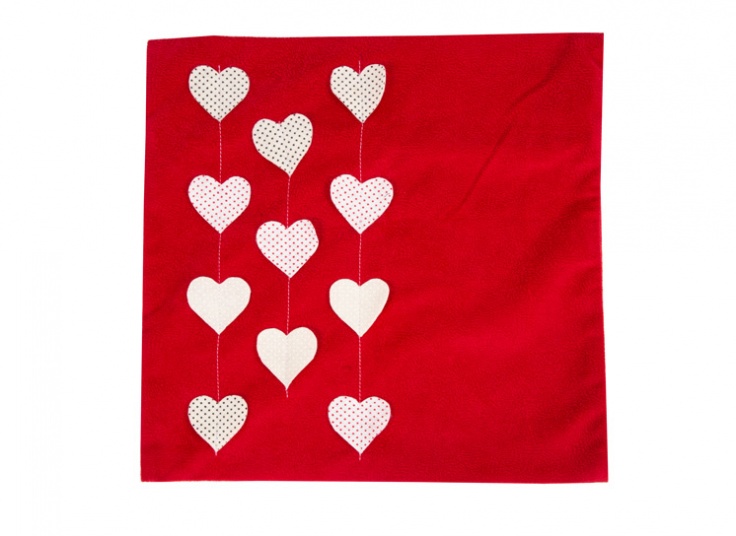 کوسن مخمل تکه دوزی