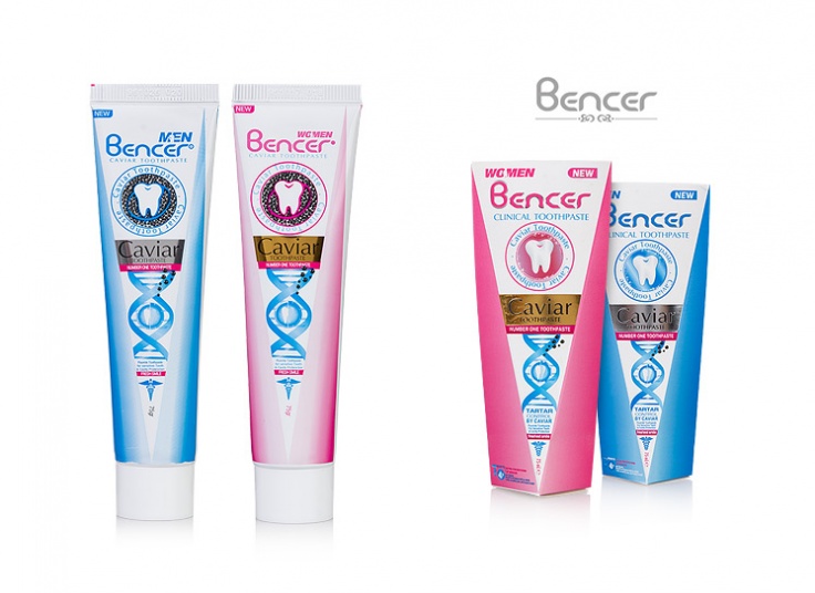 خمیر دندان Bencer مدل Caviar