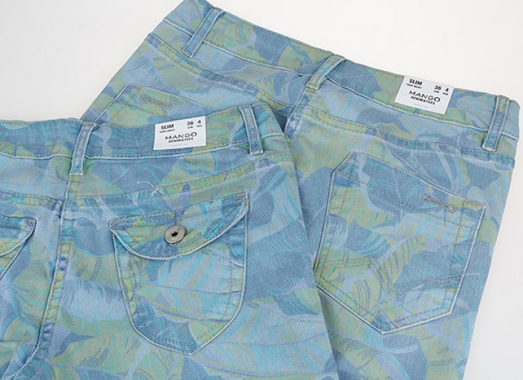 شلوار جین زنانه طرحدار MANGO