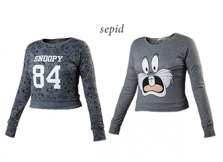 تیشرت نیم تنه Sepid