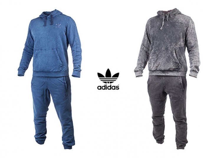 ست سویشرت کلاه دار و شلوار Adidas