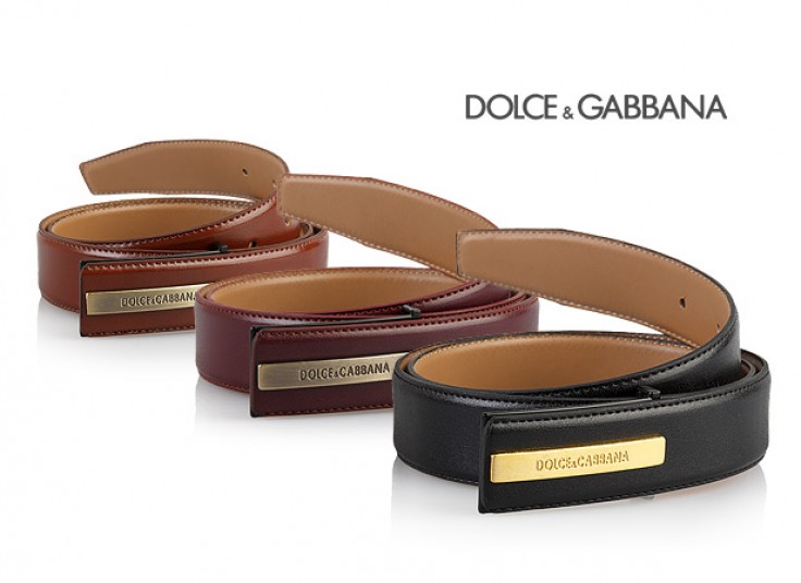 کمربند چرمی Dolce and Gabbana