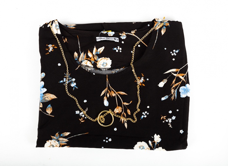 تونیک نخی گلدار