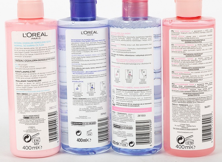 انواع پاک کننده پوست LOREAL