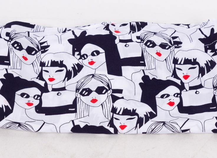 بلوز نخی زنانه سرآستین کش