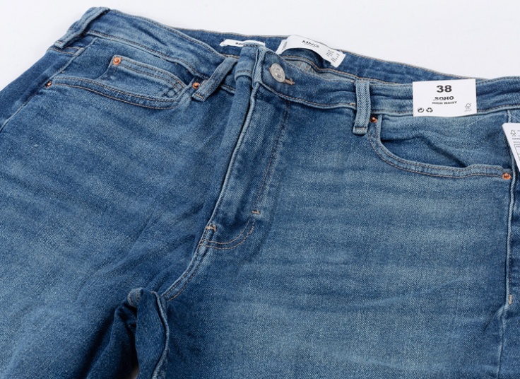 شلوار جین سایز بزرگ  MANGO