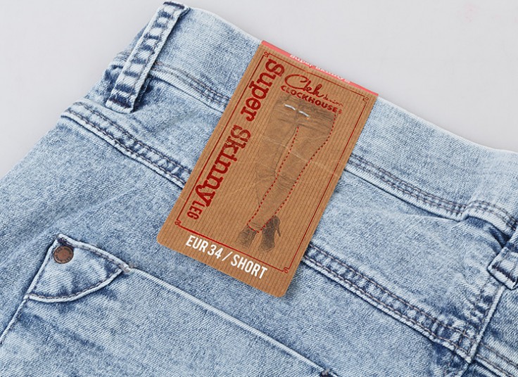 شلوار جین طرح لگ C and A