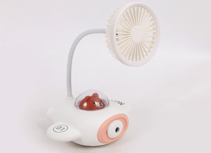 پنکه رومیزی شارژی چراغدار