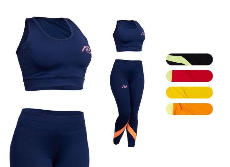 ست نیم تنه و لگ ورزشی زنانه