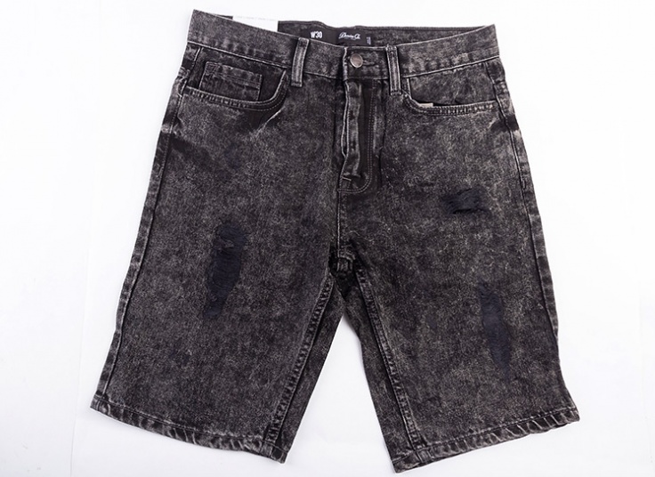 شلوارک جین مردانه زا‌پ‌دار Denim