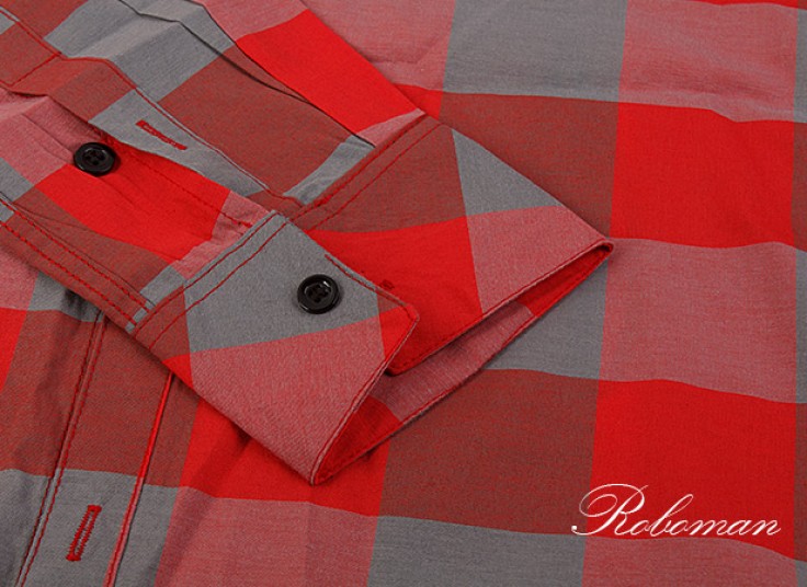 پیراهن چهارخانه Roboman