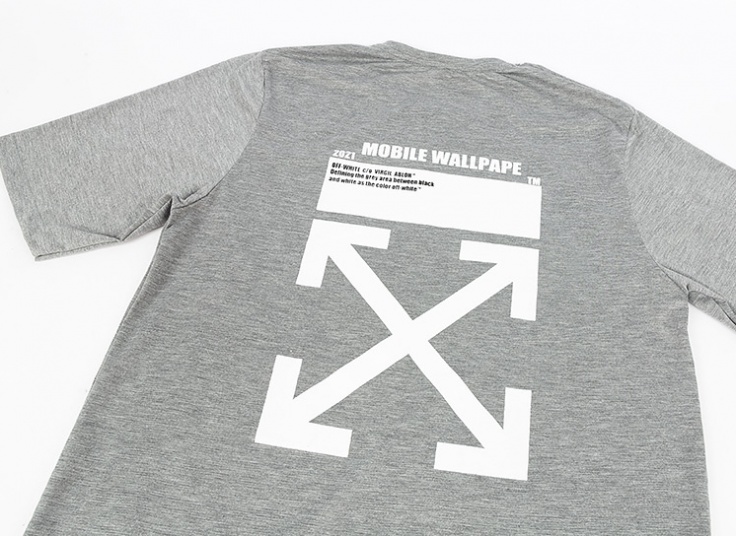 تیشرت‌سایز بزرگ‌ مردانه off white