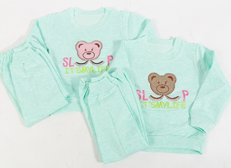 بلوز شلوار دخترانه تکه دوزی