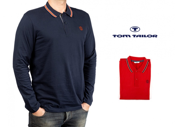 پولوشرت آستین بلند مردانه TOM TAILOR