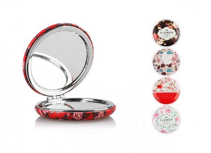 آینه جیبی زوم دار مدل Round