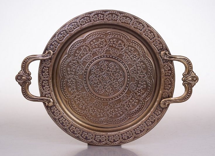 سینی فلزی طرح برجسته