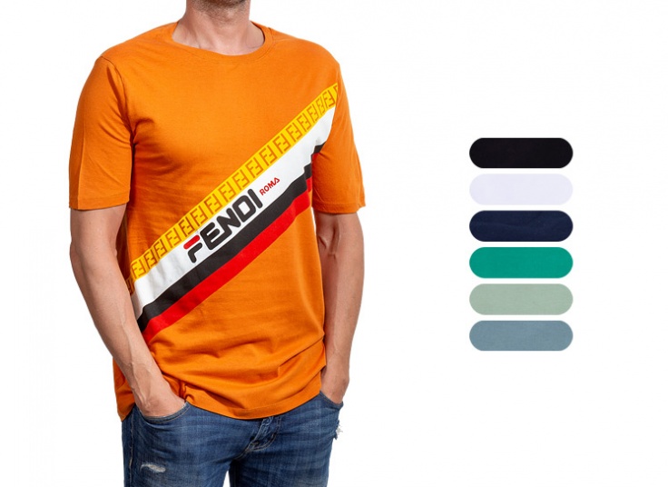 تیشرت آستین کوتاه مردانه Fendi