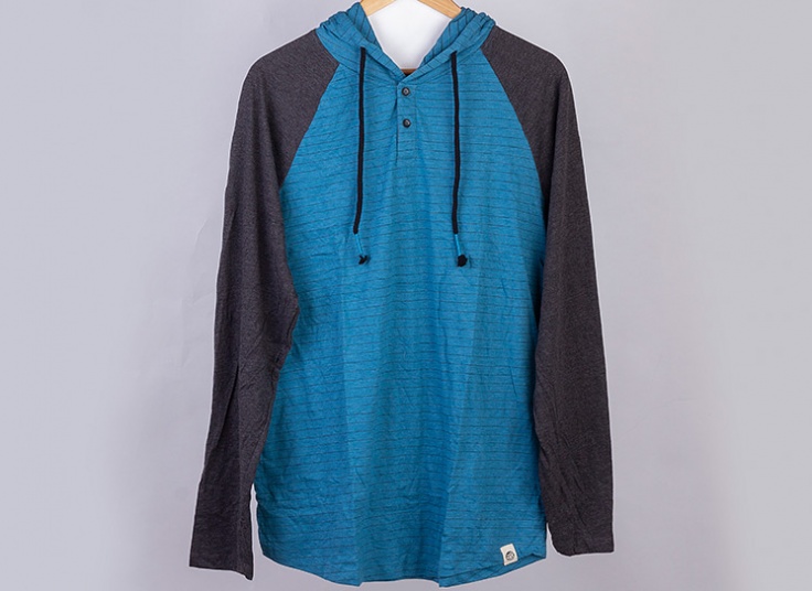 بلوز مردانه کلاه دار free planet