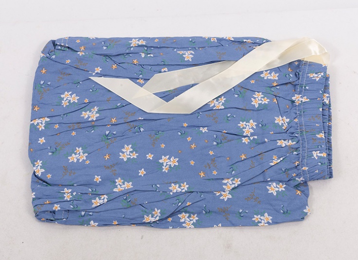 شلوار نخی گلدار PR