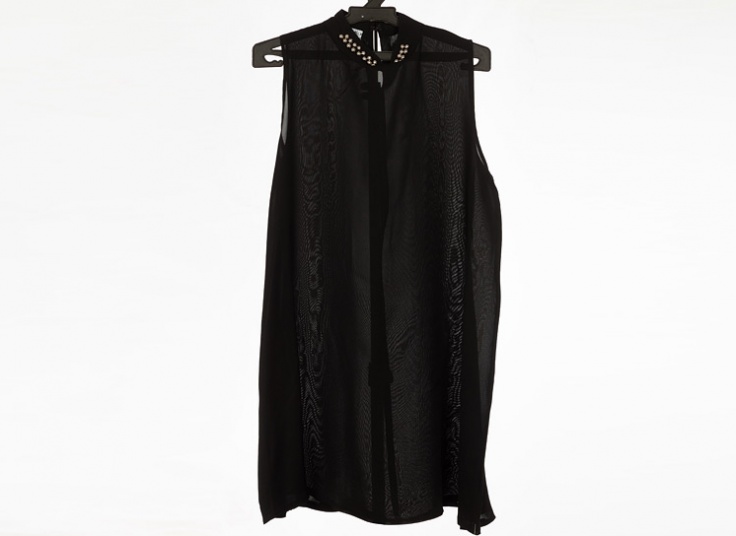 تاپ یقه مرواریدی زنانه