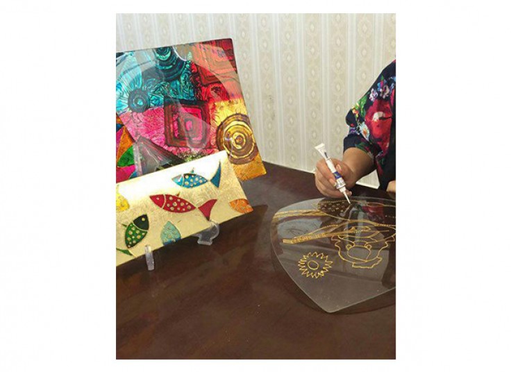 کارگاه آموزش ویترای در سرای محله زرگنده