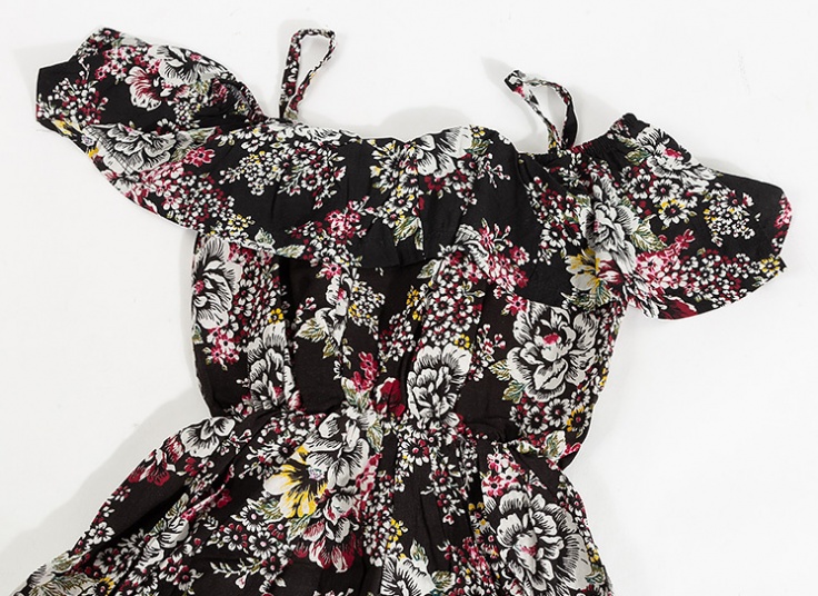 پیراهن ساحلی یقه قایقی