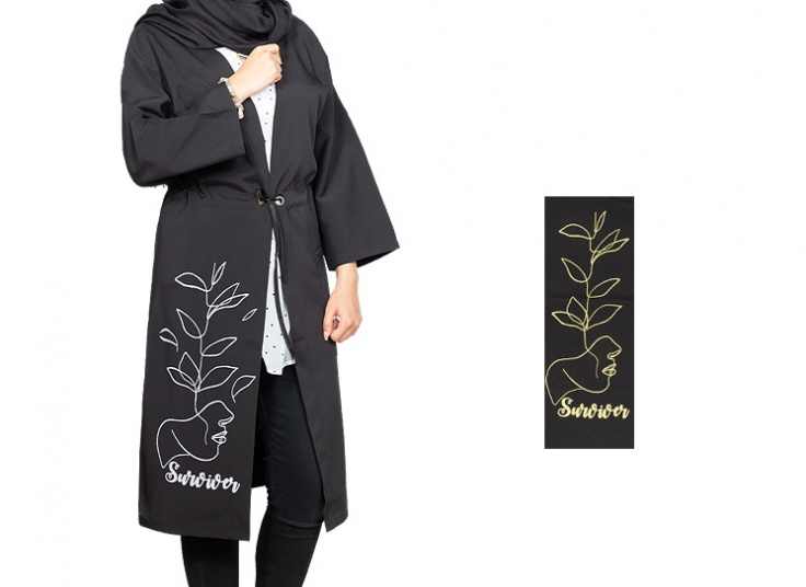 مانتو مازراتی چاک دار