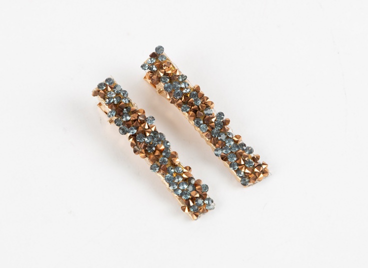 بسته دو عددی گیره مو کریستالی