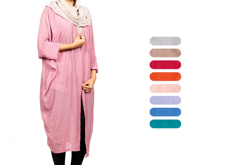 مانتو خفاشی حریر