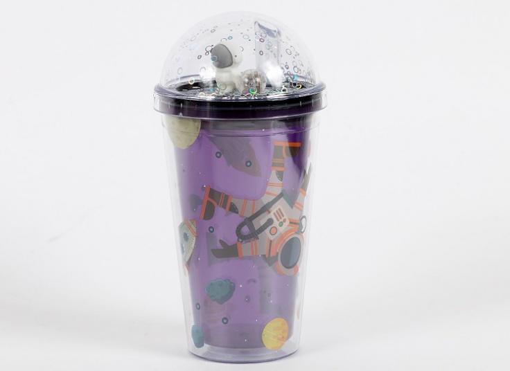 لیوان اسموتی چراغ دار گلکسی