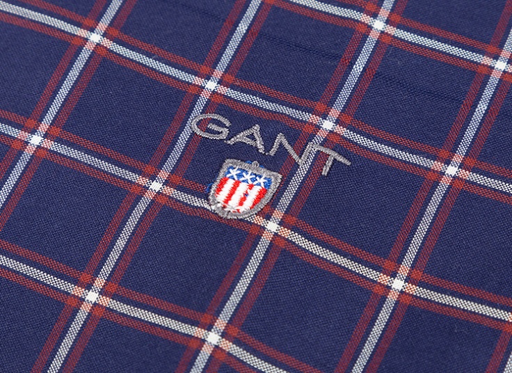 پیراهن مردانه چهارخانه GANT