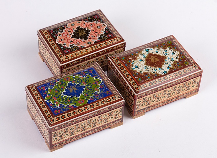 جعبه خاتم کاری