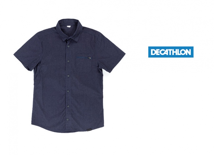 پیراهن آستین کوتاه مردانه Decathlon Quechua