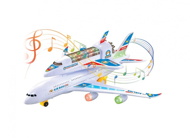 اسباب بازی هواپیمای ایرباس و شاتل