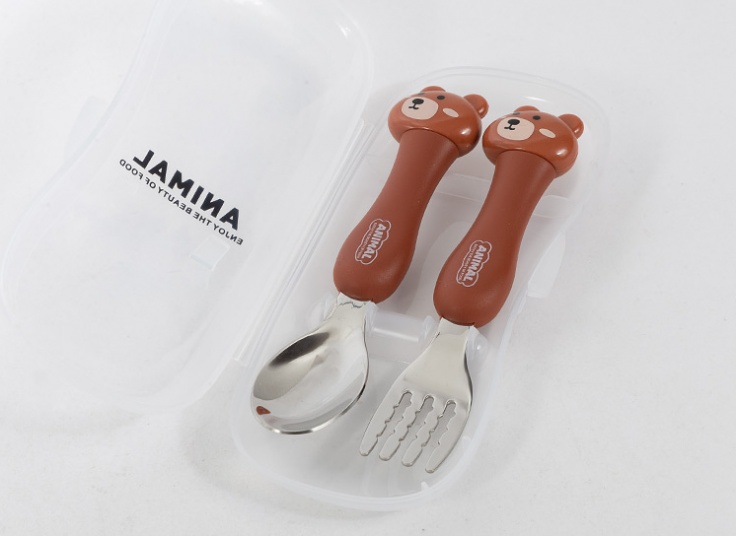 ست قاشق و چنگال کودک Animal