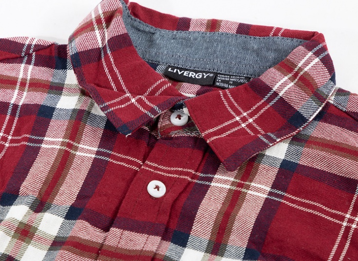 پیراهن پشمی چهار خانه Livergy