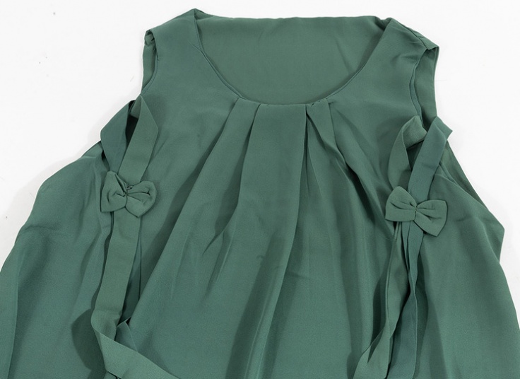 تاپ حریر جلو پلیسه