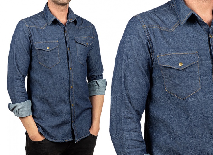 پیراهن جین مردانه FADED