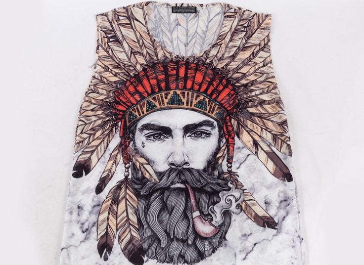 رکابی طرحدار مردانه