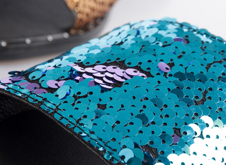 صندل زنانه پولکی Leaza